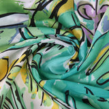 BANANA LEAF SCARF SUMMER BEACH WRAP SHAWL_CWASC0671