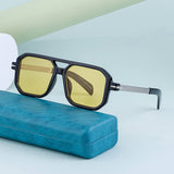OUTDOOR UV PROTECTION SQUARE FRAME SUNGLASSES_CWASG0707