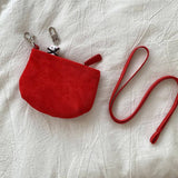 Suede Frosted Mini Bag Shoulder Crossbody Bag_Cwab4105