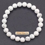Crystal Natural Stone Beaded Bracelet Unisex_Cwmm11267