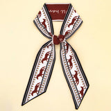 CHIC FLORAL LETTER TWILLY SCARF GIFT WRAP_CWASC0098