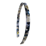 SIMPLE 1CM NARROW ACETATE HAIRBAND HAIRPIN_CWAHA4340