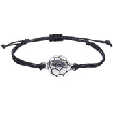 Waterproof Wax Thread Woven Football Bracelet