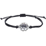 Waterproof Wax Thread Woven Football Bracelet
