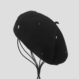 AUTUMN AND WINTER TEMPERAMENT RETRO DIAMOND BERET_CWAH1935