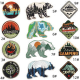 NEW OUTDOOR COLORFUL BEAR EMBROIDERED PATCH_CWMM4024