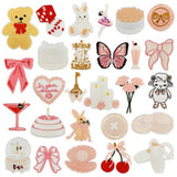 CUTE SOLID COLOR CARTOON BOW EMBROIDERED PATCH_CWMM4027