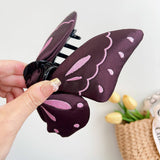 Sweet Butterfly Hair Claw Clip Fashion Accessory_Cwaha07372