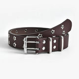 2024 HOLLOW DOUBLE ROW PUNK CASUAL BELT_CWABE0571