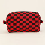 KNITTED LARGE CAPACITY COSMETIC BAG STORAGE BAG_CWAB1214