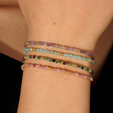 BOHEMIAN COLORFUL NATURAL STONE BEAD BRACELET_CWMM3857