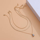 COOL STYLE STACKED TEMPERAMENT SIMPLE NECKLACE_CWAJE2001