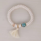 Turquoise Bracelet Multi-Layer Tassel Bracelet
