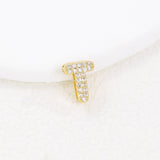 Tiny Zirconia Pendant 26 Letters Necklace_Cwmm5863