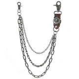 PUNK SKULL PENDANT MULTI LAYERED TROUSER CHAIN_CWMM4879