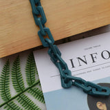 ACRYLIC SQUARE MULTI COLOR BAG CHAIN BAG STRAP_CWMM5093