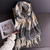 Classic Cashmere Feel Soft Warm Tassel Scarf_Cwasc03243