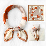 NEW FLORAL FLOWER SQUARE SCARF_CWASC1165