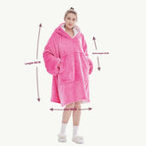 LEOPARD SHERPA HOODIE BLANKET PULLOVER FOR WINTER_CWAHA6520