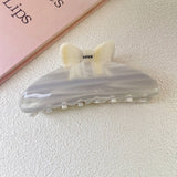 COLORBLOCK BOW ACETATE HAIR CLAW SWEET CHIC CLIP_CWAHA1341