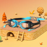 KIDS MIRRORED SWIM GOGGLES HD ANTI FOG CUTE_CWMM6648