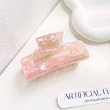 ELEGANT SQUARE HAIR CLAW MEDIUM ACETATE CLIP_CWAHA1483