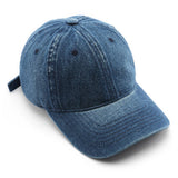Cwah3207_Personalized Washed Denim Plain Baseball Cap