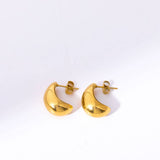 SIMPLE PERSONALITY COOL STYLE BAMBOO HOOP EARRINGS_CWMM5722