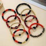 BRACELET 8 PIECE SET POLYMER CLAY BRACELET_CWMM3512