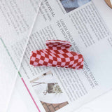 Cwaha1313_Sweet Red Series Love Lattice Hair Claw Clip