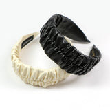 RETRO WIDE BRIMMED PLEATED HEADBAND_CWAHA0980