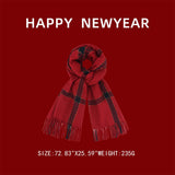 2024 New Red Thick Warm High-End Scarf_Cwasc1109