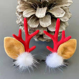 CHRISTMAS CUTE ELK HORN HAIRPIN HAIR ACCESSORIES_CWAHA3405
