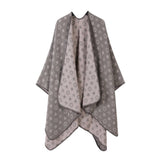 FAUX CASHMERE SHAWL CAPE WITH OUTER CAPE SCARF_CWASC2218