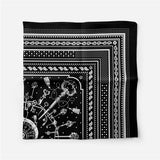 FAUX SILK PAISLEY PRINT SCARF VINTAGE NECK WRAP_CWASC0654