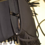 Cwab4566_Flap Woven Half Circle Tassel Shoulder Bag