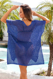 V-Neck Beach Top With Hollowed Out Design_Cwtsts0158