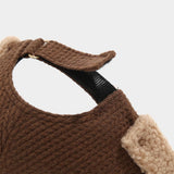 Retro Patchwork Newsboy Cap Thick Winter Hat_Cwah04782