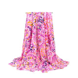 Classic Print Color Block Scarf Shawl_Cwasc0678