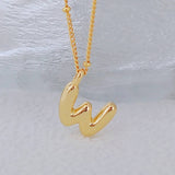 18K GOLD 26 LETTERS CUTE HIP HOP PENDANT NECKLACE_CWMM5871
