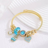 DURABLE STAINLESS STEEL ADJUSTABLE HEART BRACELET_CWMM8590