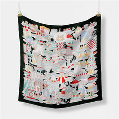 MIDDLE EASTERN KEFFIYEH SCARF FOR TRAVEL HEADWEAR_CWASC0652