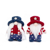 AMERICAN NATIONAL DAY FACELESS OLD MAN ELF DOLL_CWMM2919