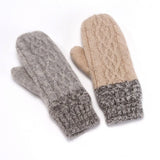 Winter Rabbit Fur Knitted Plush Thick Gloves_Cwag0262