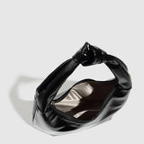 GLOSSY CLOUD SHOULDER BAG WITH MINIMALIST DESIGN_CWAB5705