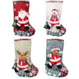 CHRISTMAS DECORATIONS WITH VARIOUS CHRISTMAS SOCKS_CWMS1433