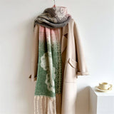 Vintage Paisley Scarf Thick Tassel Winter Wrap_Cwasc0970