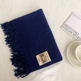 SOLID COLOR FAUX CASHMERE SCARF WINTER WRAP_CWASC2303