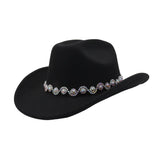 MEN WOMEN ETHNIC STYLE POLYESTER COWBOY HAT_CWAH04362