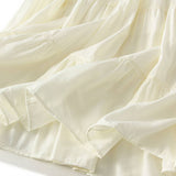 HIGH WAIST LACE TRIM A LINE TIERED MAXI SKIRT_CWBMS0363